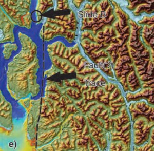 Fault zone map Douglas Chanel