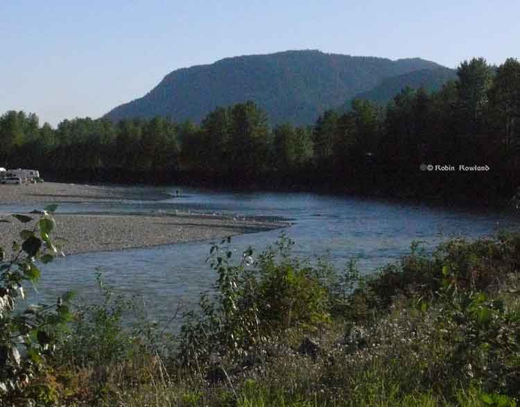 Fishing and camping on the Kitimat River